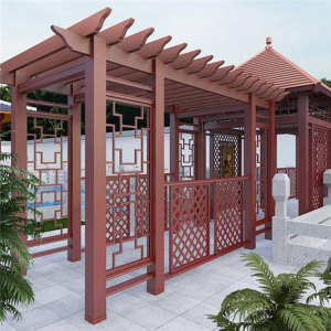 【防腐木休閑長廊 山西防腐木長廊廠家 古建長廊 品質(zhì)保障景觀工程項(xiàng)目