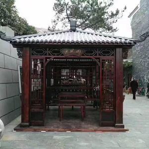 現(xiàn)代木制涼亭定做 加工 仿古涼亭搭建 庭院涼亭定做